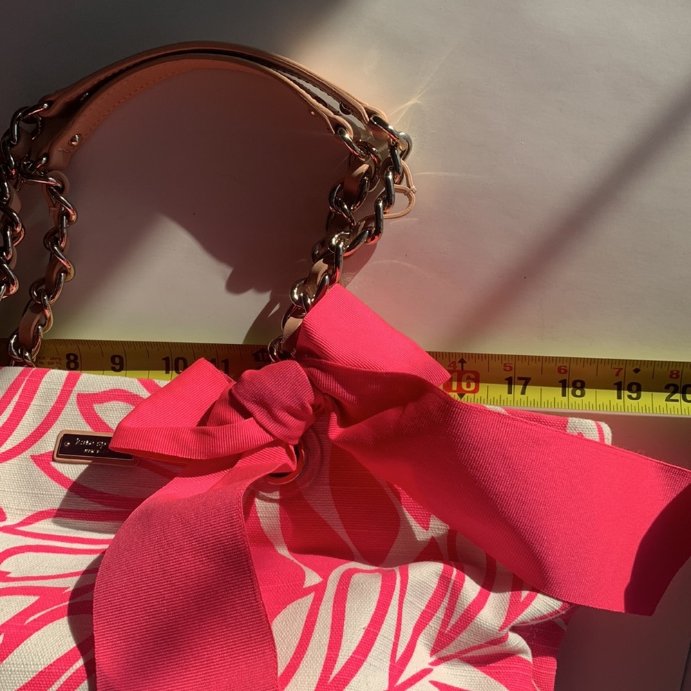 *LIKE NEW* Kate Spade Palm Fronds Print Tote - Picture 16 of 17